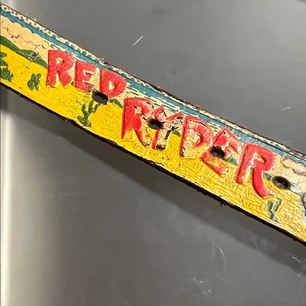👁️Vintage Red Ryder Belt/Buckle Christmas Story Buck Jones Shoot Your Eye Out